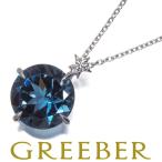 スタージュエリー ネックレス トパーズ ダイヤ ダイヤモンド 0.03ct K18WG BLJ/GENJ