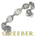 エルメス ブレスレット シェーヌダンクルアンシェネ MM LG刻印 バングル シルバー 925 保証書BLJ 限界値下げ品