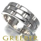 カルティエ リング マイヨンパンテール 3ロウ 59号 K18WG 指輪 BLJ