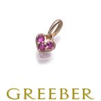  Vendome подвеска с цепью рубин Heart K10PG BLJ/GENJ