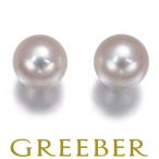 ミキモト ピアス パール 真珠 7.0mm K18WG BLJ