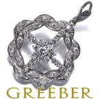  diamond бриллиант 0.70ct Cross цветок lease подвеска с цепью Pt900 GENJ