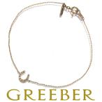 ショッピングダイヤ エテ ブレスレット ダイヤ ダイヤモンド 0.03ct ホースシュー K18YG BLJ/GENJ