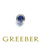 ティファニー ピアス サファイア カラーバイザヤード 片耳 Pt950 BLJ