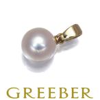 ショッピングペンダント ミキモト ペンダントトップ パール 真珠 7.6mm 一粒 K14YG BLJ