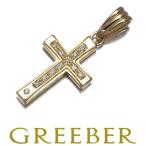 simpasi-ob душа подвеска с цепью diamond бриллиант gravity - Cross двусторонний K18YG BLJ/GENJ