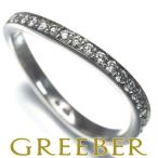 シャネル リング ダイヤ ダイヤモンド リュバン ハーフエタニティ 51号 Pt950 保証書 指輪 BLJ