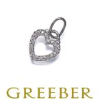 ティファニー ペンダントトップ ダイヤ センチメンタルハート  K18WG BLJ