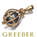 TASAKItasaki подвеска с цепью черный жемчуг жемчуг 10.5mm diamond бриллиант 0.04ct птица toli корзина K18YG BLJ