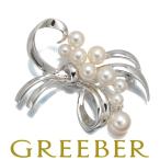 ミキモト ブローチ パール 真珠 4.5-7.2mm シルバー BLJ