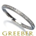 ショッピングリング ポンテヴェキオ リング ダイヤ ダイヤモンド 0.12ct ハーフエタニティ 12号 Pt950 指輪 BLJ