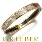 ショッピングバングル エルメス ブレスレット エマイユ リーフ PM バングル エナメル BLJ