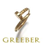 カルティエ ピアス ジュストアンクル 片耳 K18YG BLJ