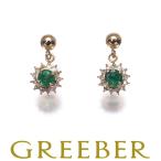 ショッピングダイヤモンド エメラルド ダイヤ ダイヤモンド 0.07ct/0.07ct クラシック ピアス K18YG GENJ