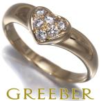 ショッピングハート ティファニー リング ダイヤ ダイヤモンド ハートパヴェ 18号 K18YG 指輪 BLJ