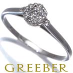 ショッピングダイヤ ダイヤ ダイヤモンド フラワー リング K18WG 指輪 GENJ