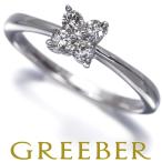 ショッピングダイヤ TASAKI タサキ リング ダイヤ ダイヤモンド 0.18ct フラワー 9.5号 K14WG 指輪 BLJ
