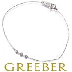 ヴァンドーム ブレスレット ダイヤ ダイヤモンド K10WG 箱BLJ/GENJ