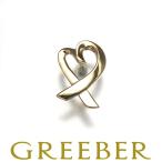 ティファニー ピアス ラビングハート 片耳 K18YG BLJ