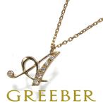 ショッピングイニシャル ヴァンドーム ネックレス ダイヤ ダイヤモンド イニシャル A K18YG BLJ/GENJ