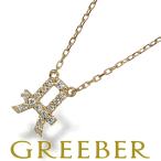 ショッピングイニシャル アーカー ネックレス ダイヤ ダイヤモンド 0.07ct イニシャル A K18YG BLJ