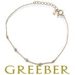 ヴァンドーム ブレスレット ダイヤ ダイヤモンド ミルグレイン ステーション 5P K18YG BLJ/GENJ