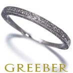 ショッピングダイヤ ダイヤ ダイヤモンド 0.13ct ミルグレイン 彫り リング K14WG 指輪 GENJ