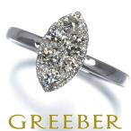 ダイヤ ダイヤモンド 0.50ct パヴェ リング K18WG 指輪 GENJ