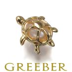 ショッピングアニマル ミキモト ブローチ パール 真珠 6.6mm 亀 カメ アニマル ピン K18YG BLJ