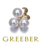  Mikimoto подвеска с цепью жемчуг жемчуг 6.3mm diamond бриллиант K18YG BLJ