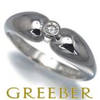 ティファニー リング ダイヤ ダイヤモンド ダブルティアドロップ 10.5号 Pt950 指輪 BLJ