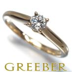 カルティエ リング ダイヤ ダイヤモンド 0.19ct E VS1 EX ソリテール 47号 K18YG 鑑定書 指輪 BLJ