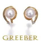 TASAKItasaki серьги жемчуг жемчуг 7.1mm diamond бриллиант 0.01ct/0.01ct K18YG BLJ большое снижение цены товар 