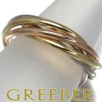 カルティエ トリニティリング スリーカラー XS 5連 50号 K18YG/WG/PG 指輪 BLJ