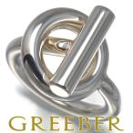 ショッピングエルメス エルメス リング エシャペ 49号 シルバー 925 指輪 BLJ