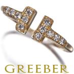 ティファニー リング ダイヤ ダイヤモンド Tワイヤー 7号 K18YG 指輪 BLJ