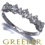 ダイヤ ダイヤモンド 0.67ct 9P リング Pt900 指輪 GENJ