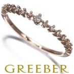 アガット リング ダイヤ ダイヤモンド 0.02ct/0.06ct ハーフエタニティ 11号 K10YG 指輪 BLJ