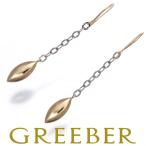 ショッピングPT コンビカラー フック ピアス K18YG/Pt900 GENJ