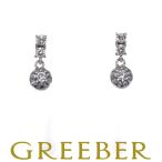 スタージュエリー ピアス ダイヤ ダイヤモンド 0.04ct/0.04ct K18WG BLJ/GENJ