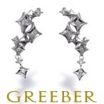 ベリテ ピアス ダイヤ ダイヤモンド 0.14ct/0.14ct 揺れる Pt900 BLJ/GENJ