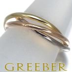 カルティエ トリニティ リング スリーカラー XS 47号 K18YG/WG/PG 保証書 指輪 BLJ