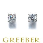 ティファニー ピアス ダイヤ ダイヤモンド 0.23ct/0.23ct程 ソリティア Pt950 BLJ