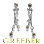 カシケイ ピアス ダイヤ ダイヤモンド 0.30ct/0.13ct K18WG BLJ