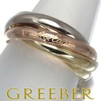 カルティエ トリニティ リング スリーカラー SM 5連 53号 K18YG/WG/PG 指輪 BLJ