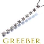 ダイヤ ダイヤモンド 1.00ct 10P ネックレス Pt850 GENJ