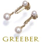  Mikimoto серьги жемчуг жемчуг 4.0mm/6.0mm покачивающийся K14YG BLJ