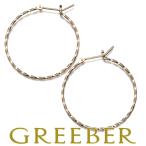  Agete серьги кручение обруч K10PG BLJ