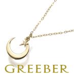 アーカー ネックレス ダイヤ ダイヤモンド ムーン スター K18YG BLJ