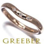 ティファニー リング ダイヤ ダイヤモンド カーブドバンド 3Ｐ ピンキー 5号 K18PG 指輪 BLJ